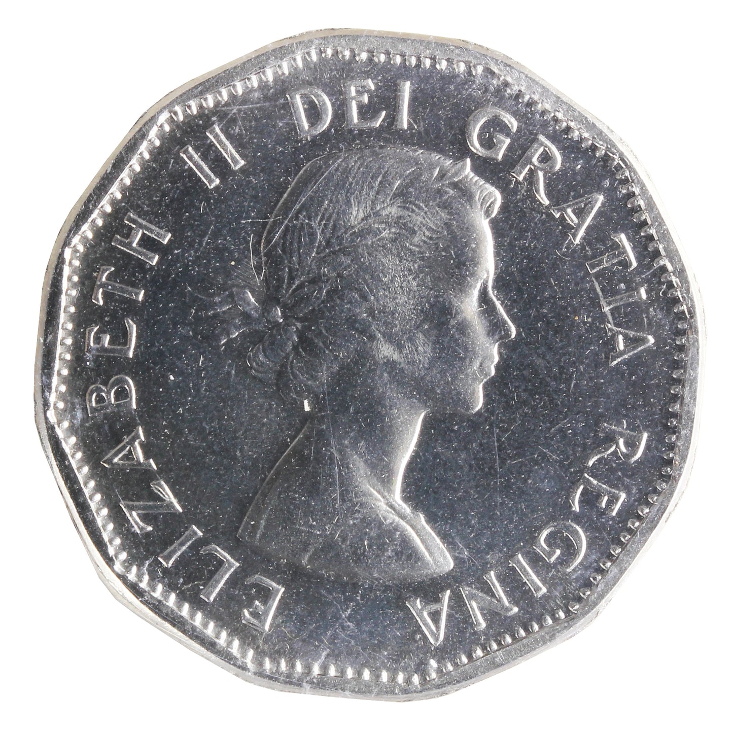 1957 Canada 5-cents ICCS Certified PL-65