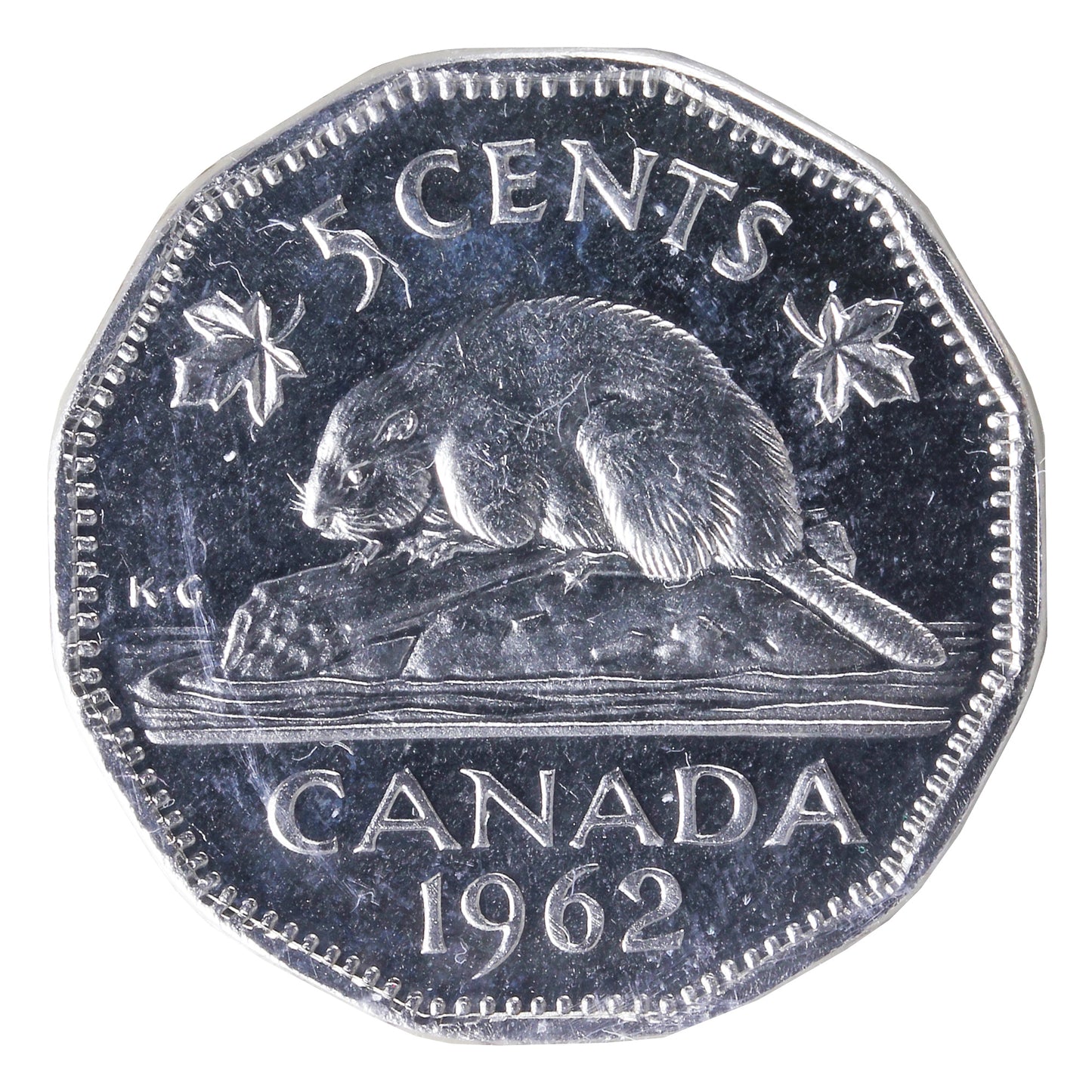 1962 Canada 5-cents ICCS Certified PL66 Cameo