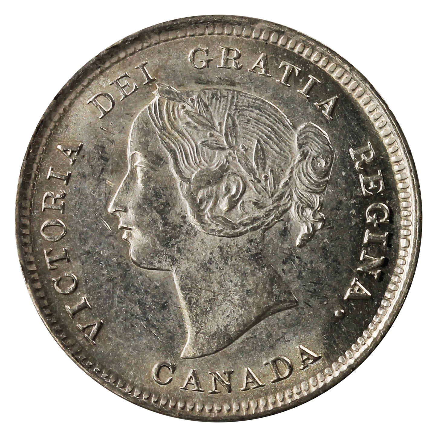 1896 Canada 5-cents UNC+ (MS62) $