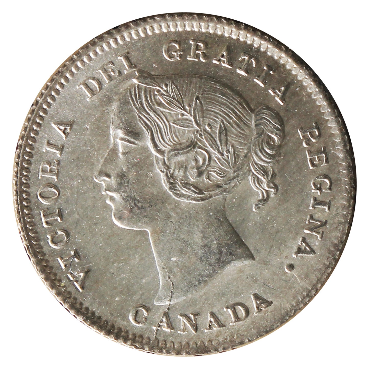 1871 Canada 5-cents ICCS Certified MS64 (XHT 217)