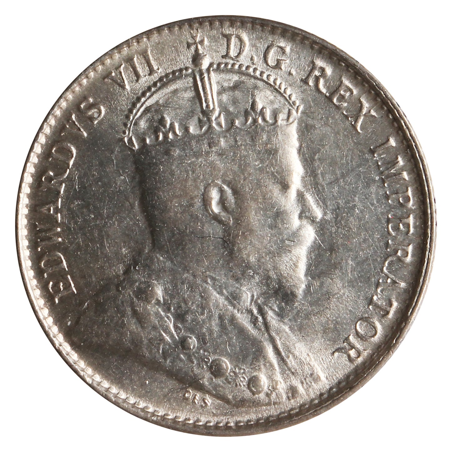 1902H Small H Canada 5-cents ICCS Certified AU55