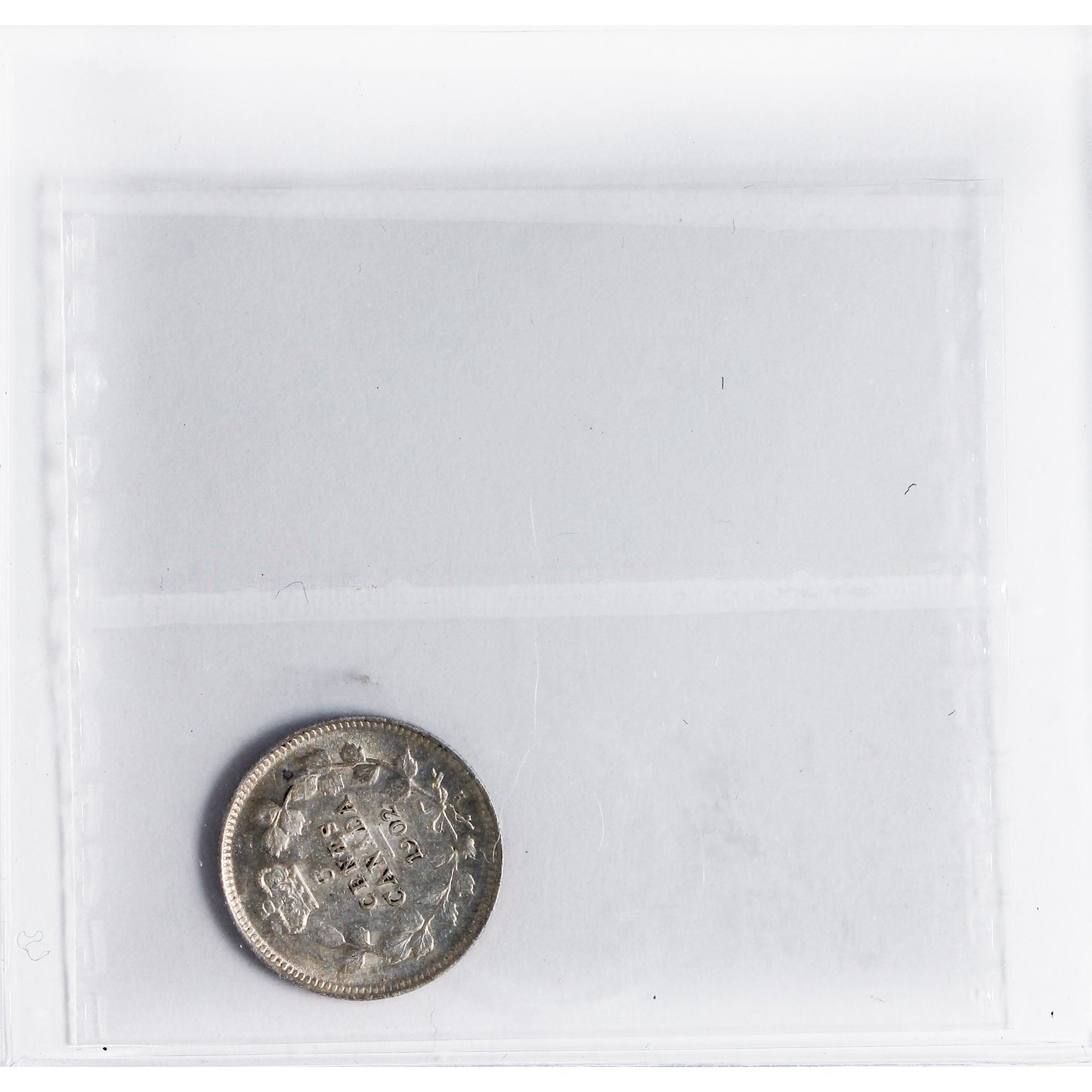 1902H Small H Canada 5-cents ICCS Certified EF45