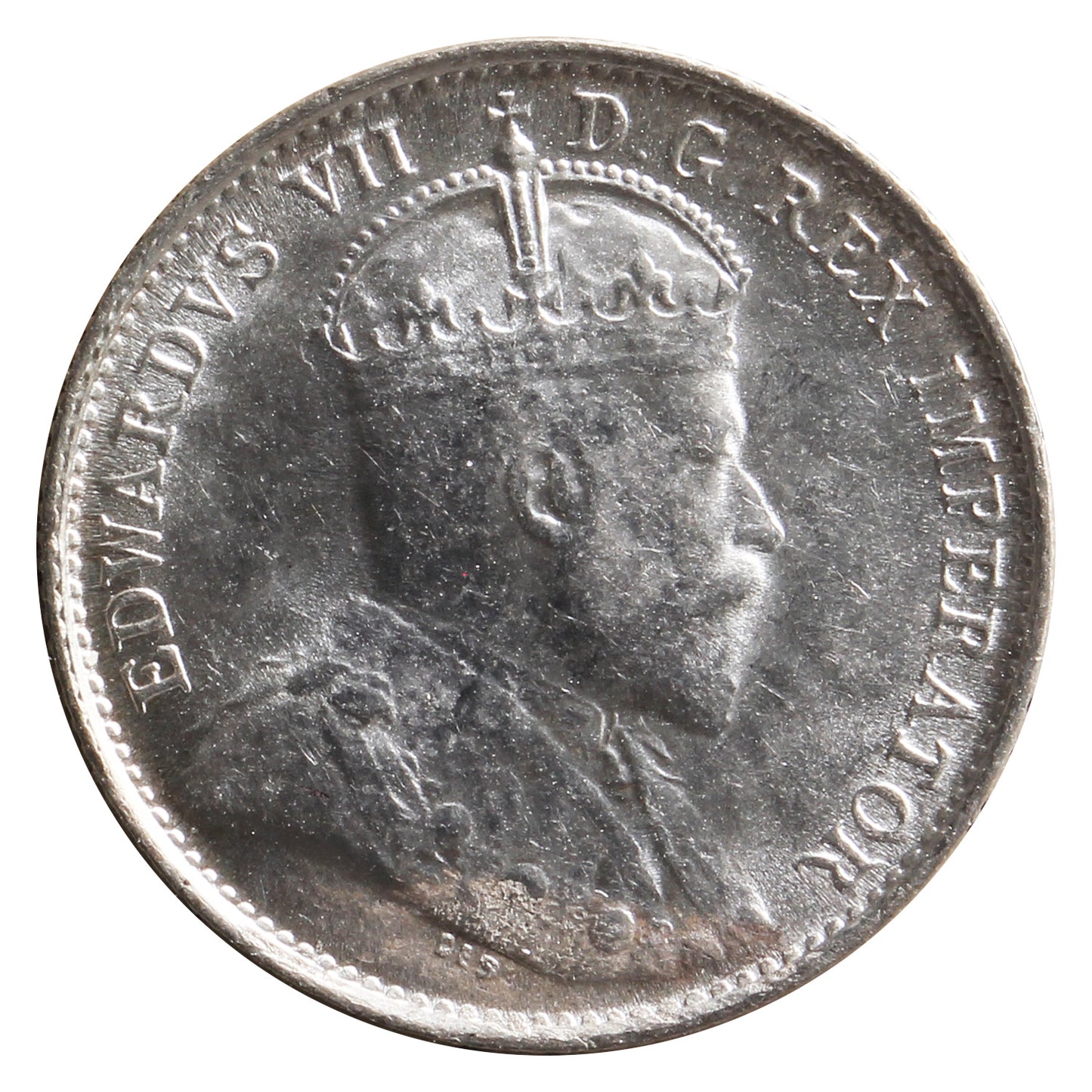 1903H Large H Canada 5-cents ICCS Certified AU58