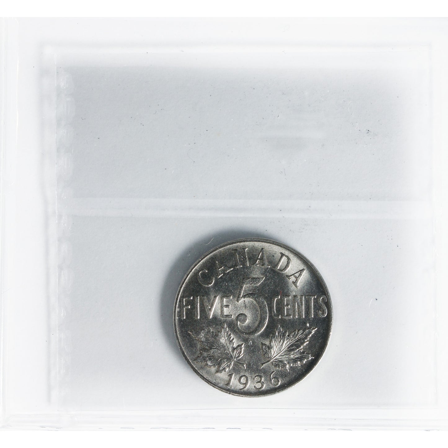 1936 Canada 5-cents ICCS Certified MS64 (XHT 292)