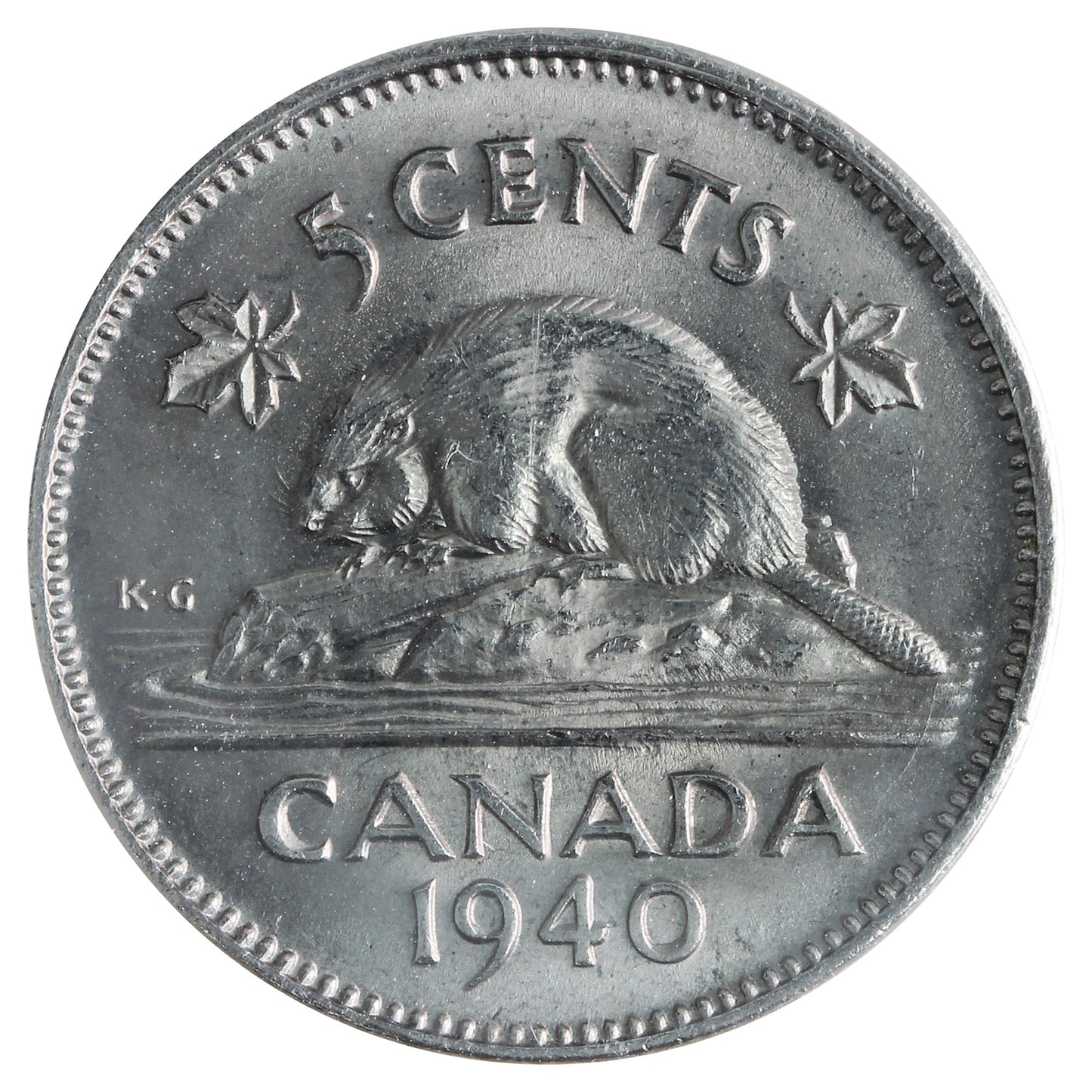 1940 Canada 5-cents ICCS Certified MS65 (XHT 320)