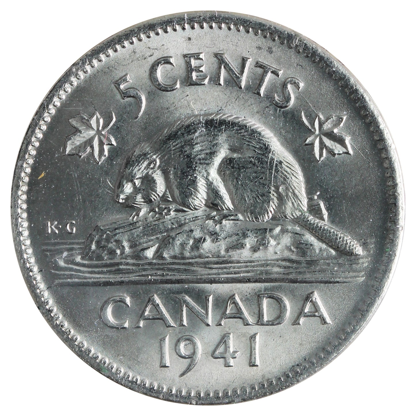 1941 Canada 5-cents ICCS Certified MS-65 (XHT 328)
