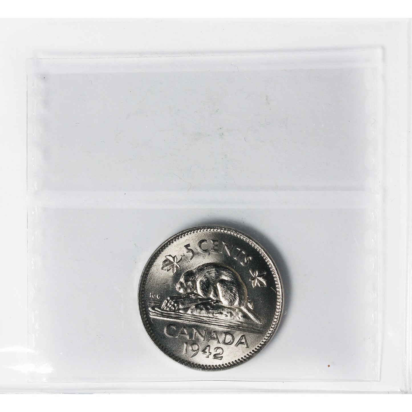 1942 Nickel Canada 5-cents ICCS Certified MS-65 (XHT 333)