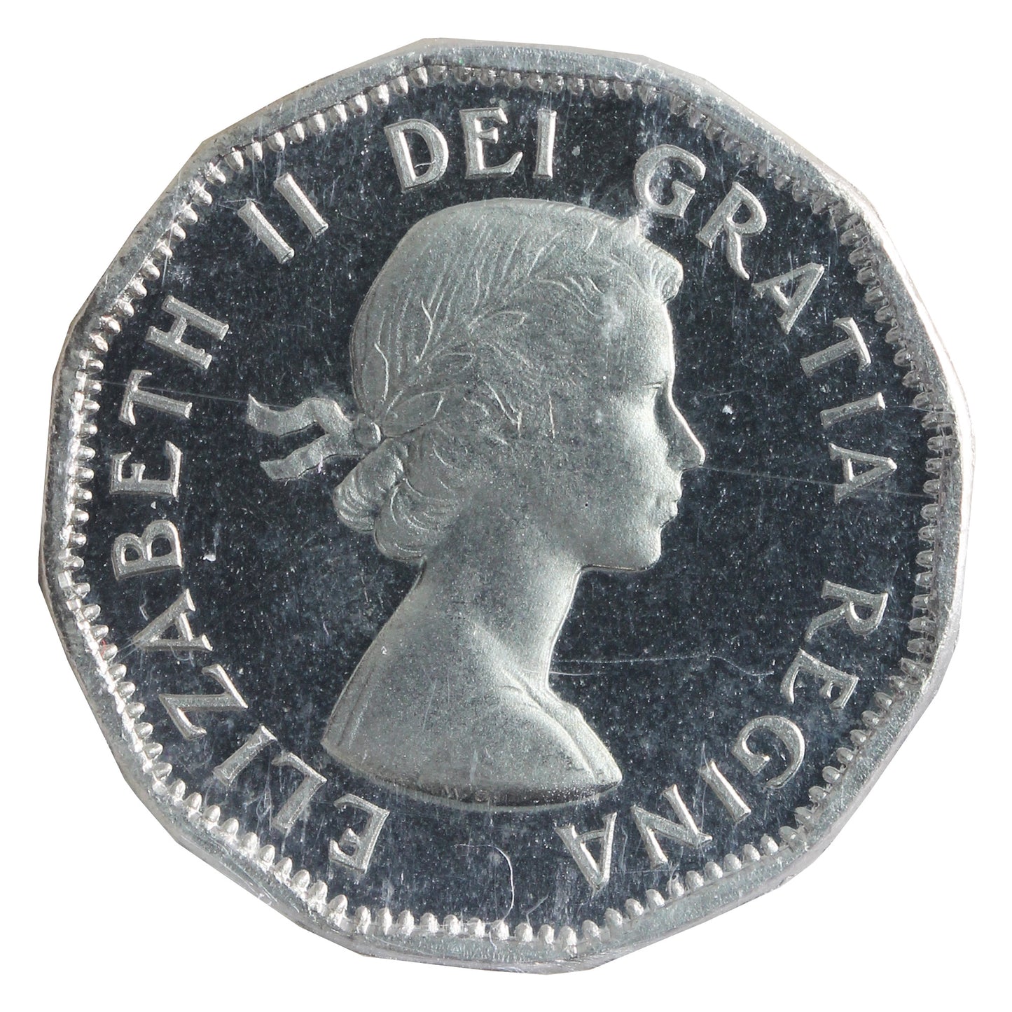 1955 Canada 5-cents ICCS Certified PL-66 Heavy Cameo