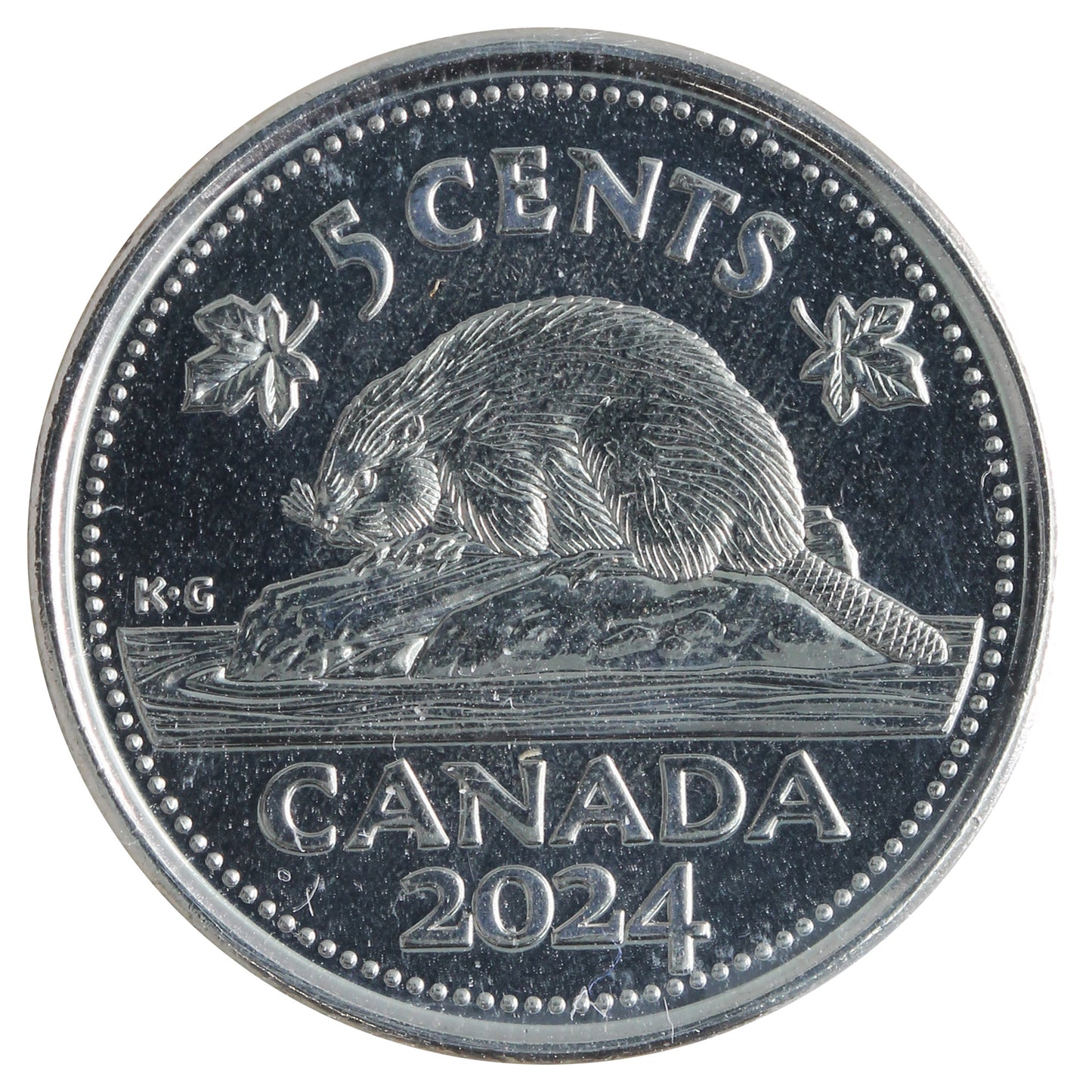 2024 Canada 5-cents ICCS Certified MS66
