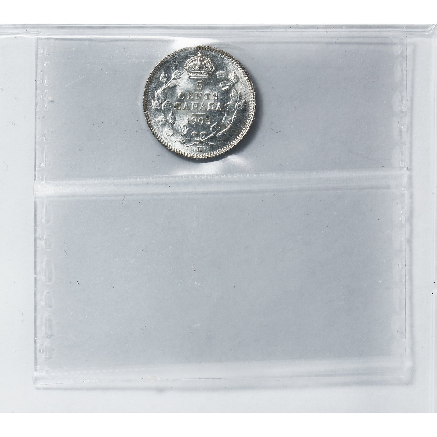 1903H Small H Canada 5-cents ICCS Certified MS63 (XHI 370)