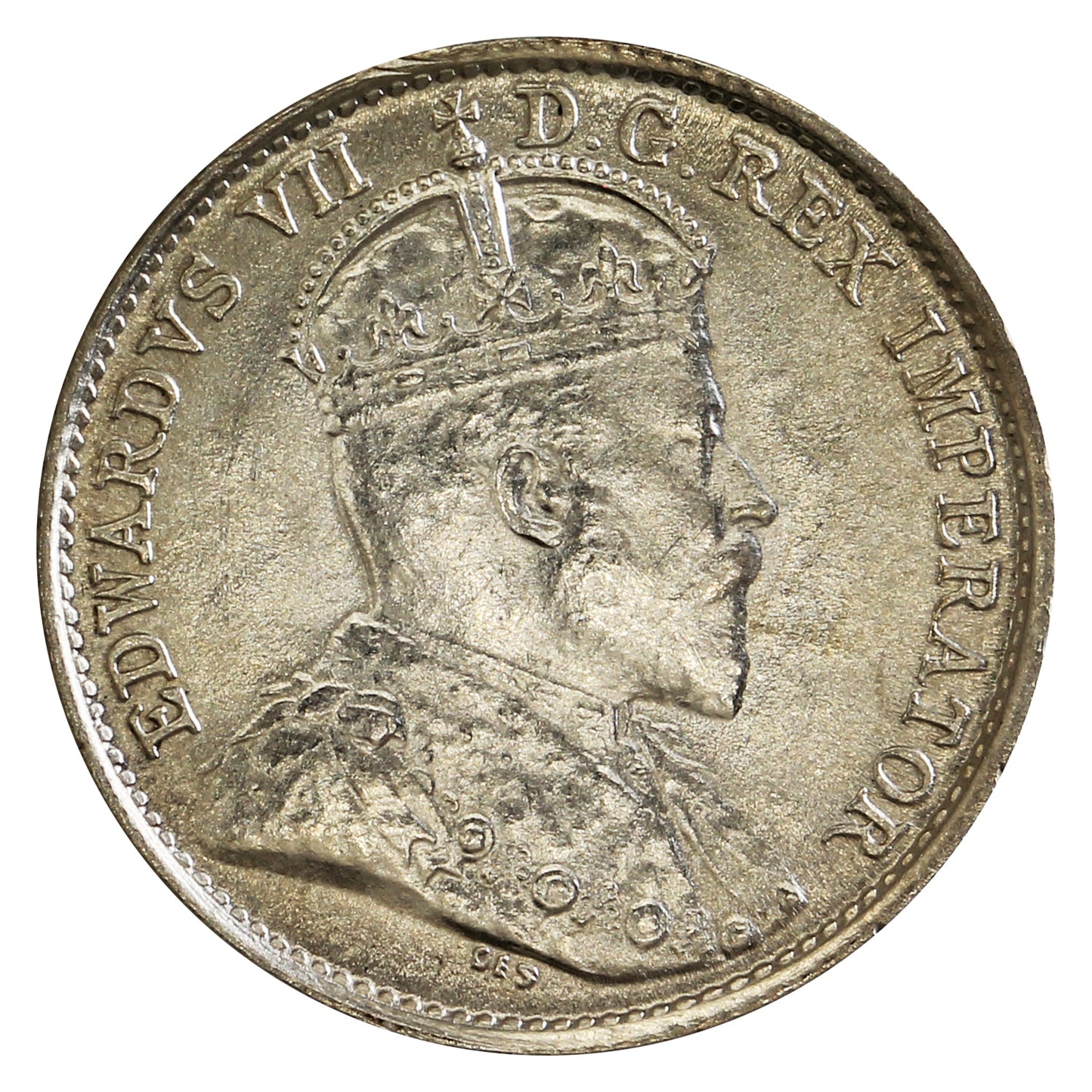 1908 Small 8 Canada 5-cents Brilliant Uncirculated (MS63) $