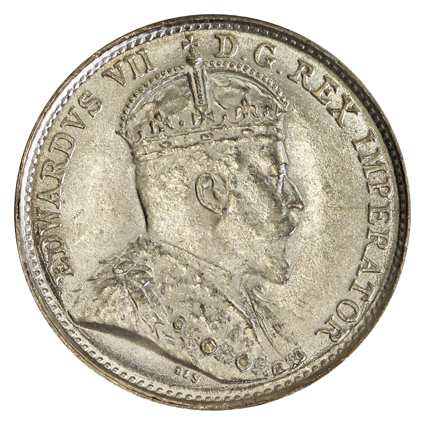 1908 Small 8 Canada 5-cents Uncirculated (MS60) $