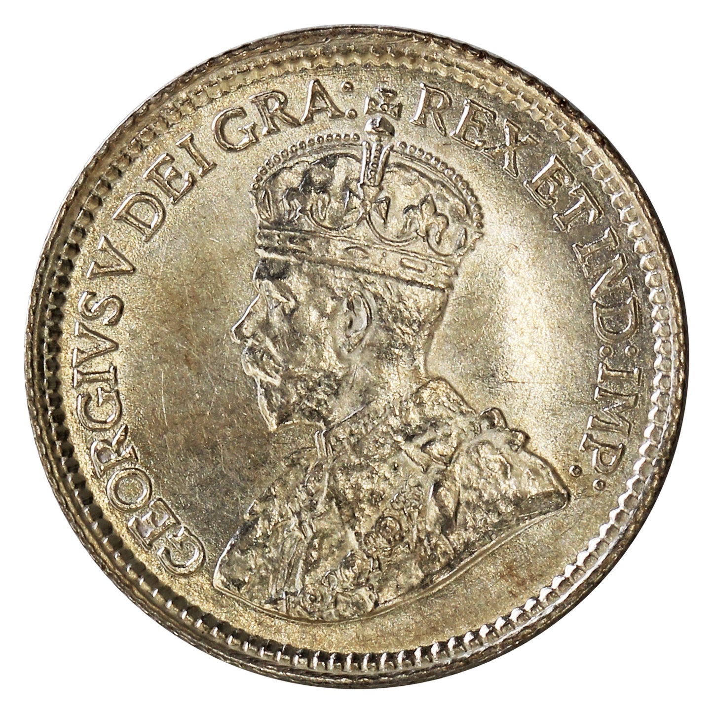 1915 Canada 5-cents Almost Uncirculated (AU50) $