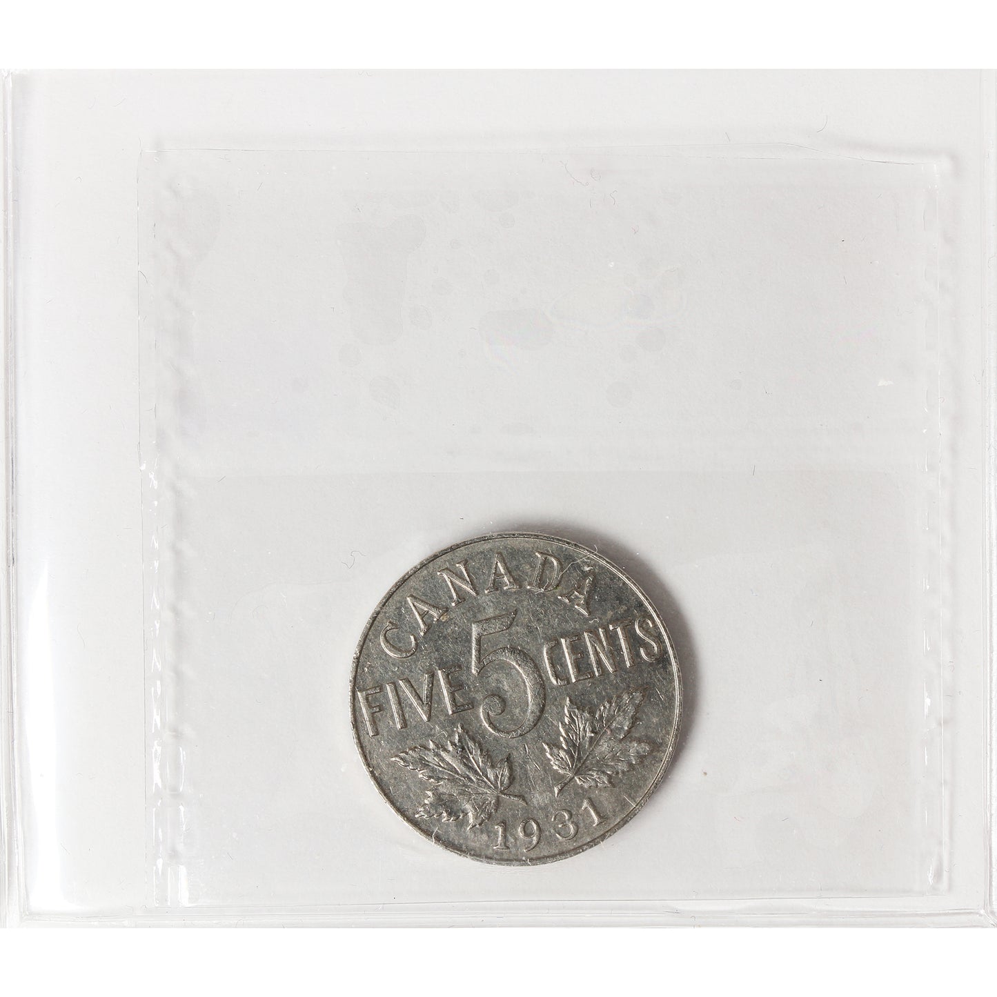 1931 Canada 5-cents ICCS Certified EF40