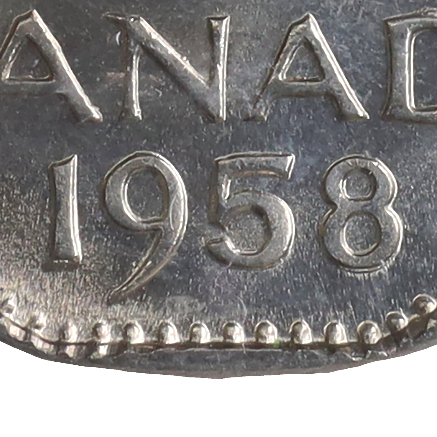 1958 Double 1958 Canada 5-cents ICCS Certified MS64