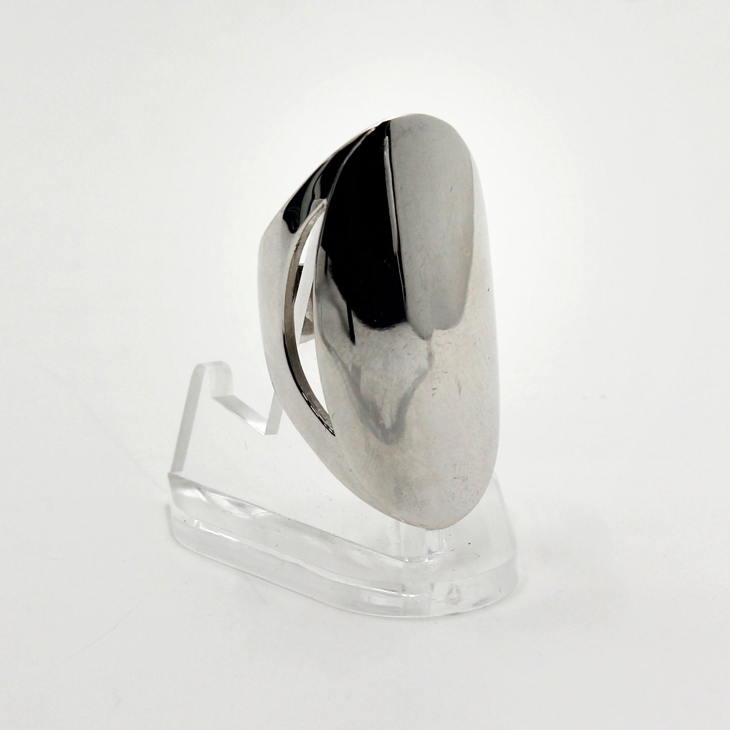 Sterling Silver 'ELLE' Statement Ring - 7