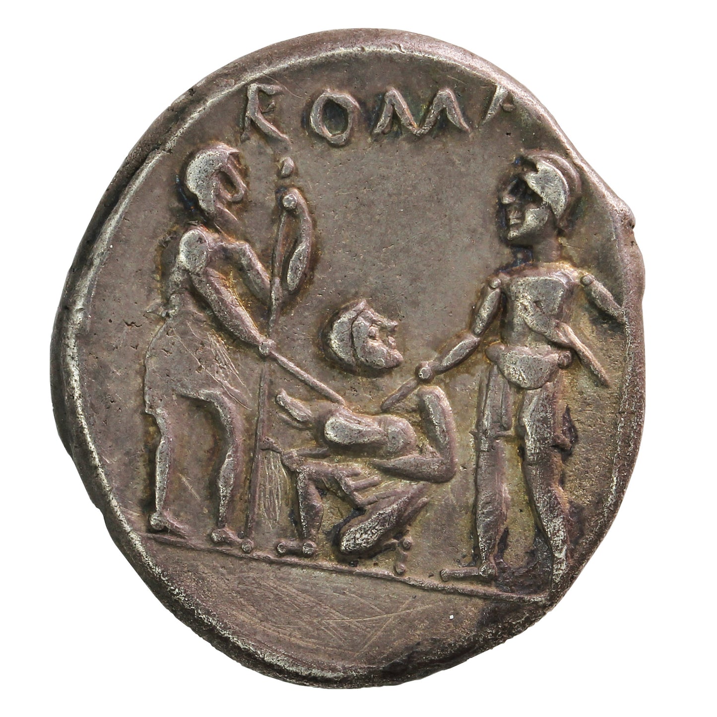 Ancient Roman Republic 137BC Ti Veturius Silver Denarius Almost Uncirculated (AU50)