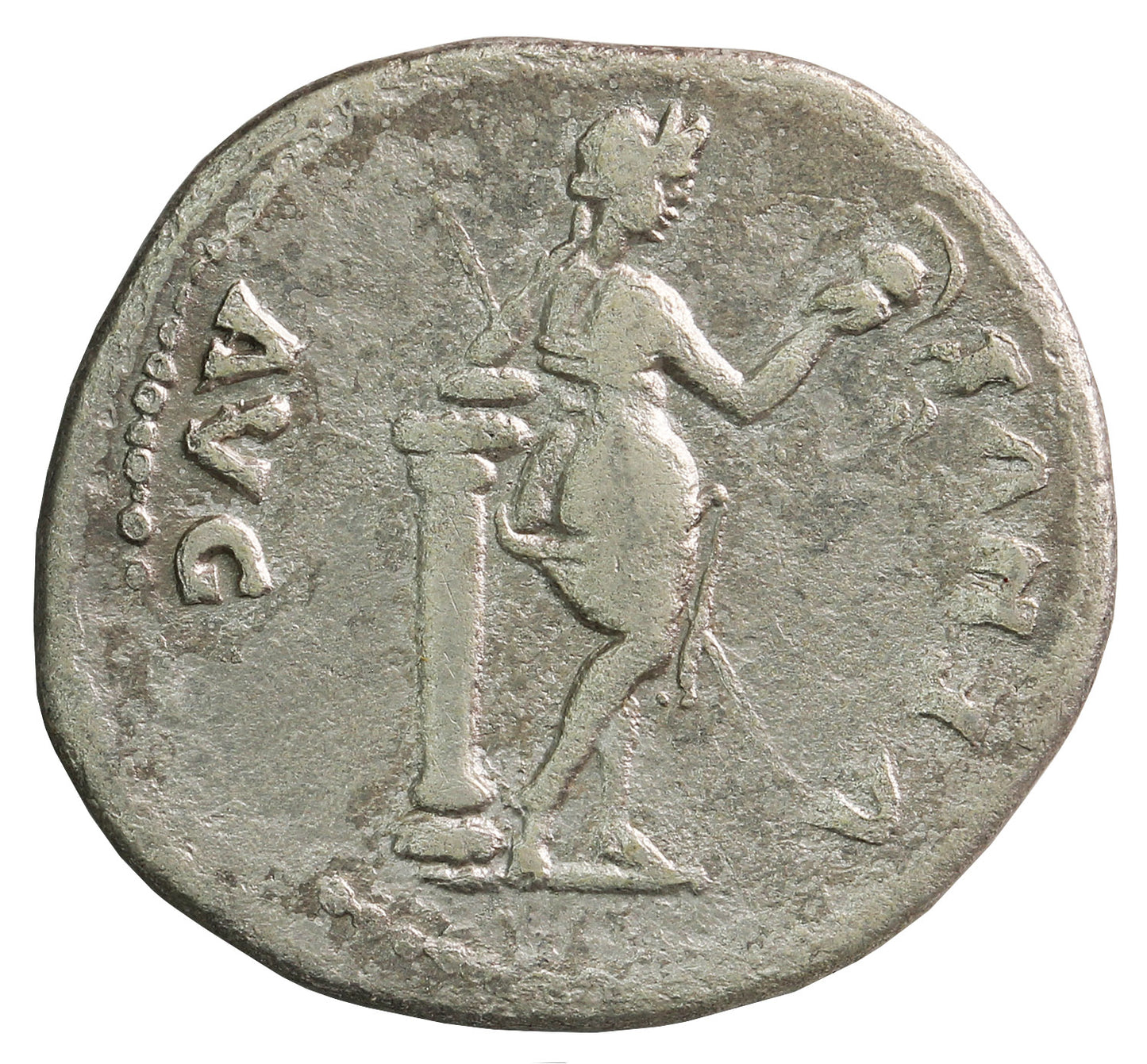 Ancient Rome 79-80AD Rev. Venus Julia Titi Augusta Silver Denarius Very Fine (VF20)