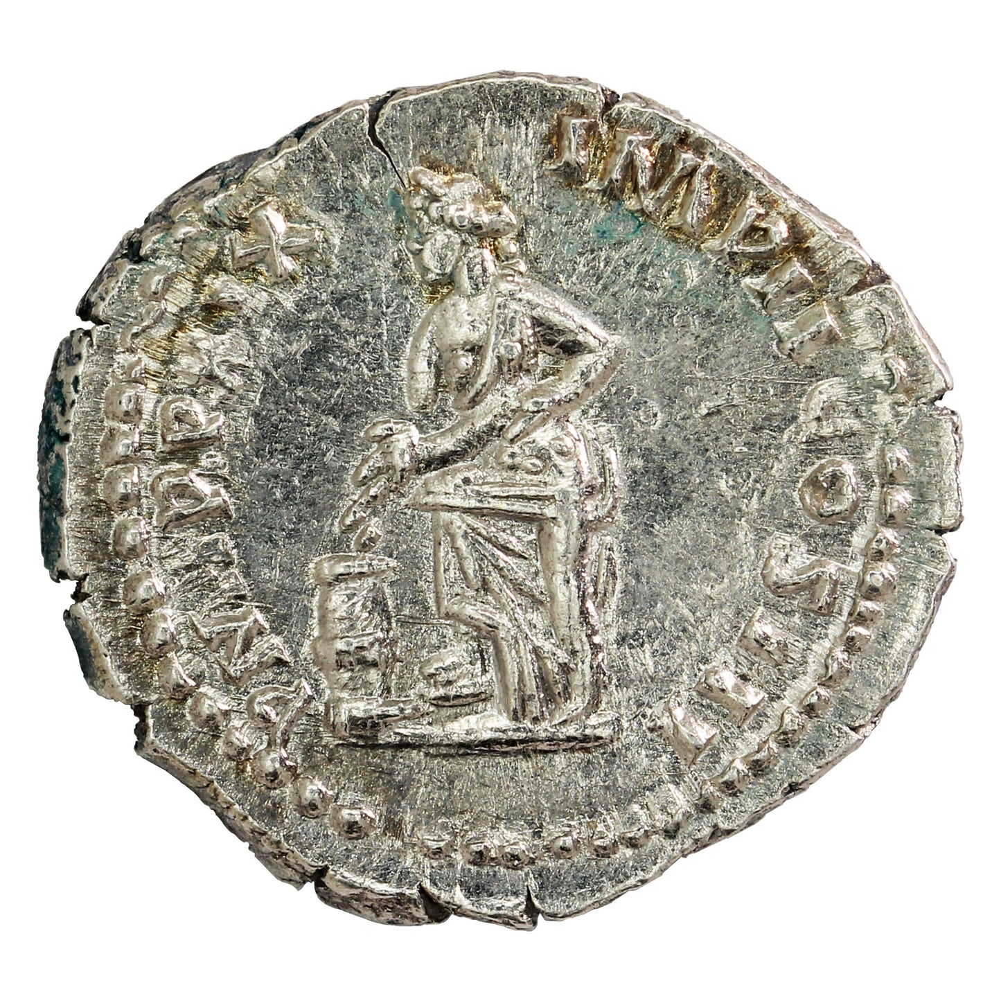 Ancient Rome 165AD Rev Annona S 4920 Marcus Aurelius Silver Denarius Uncirculated (MS60)