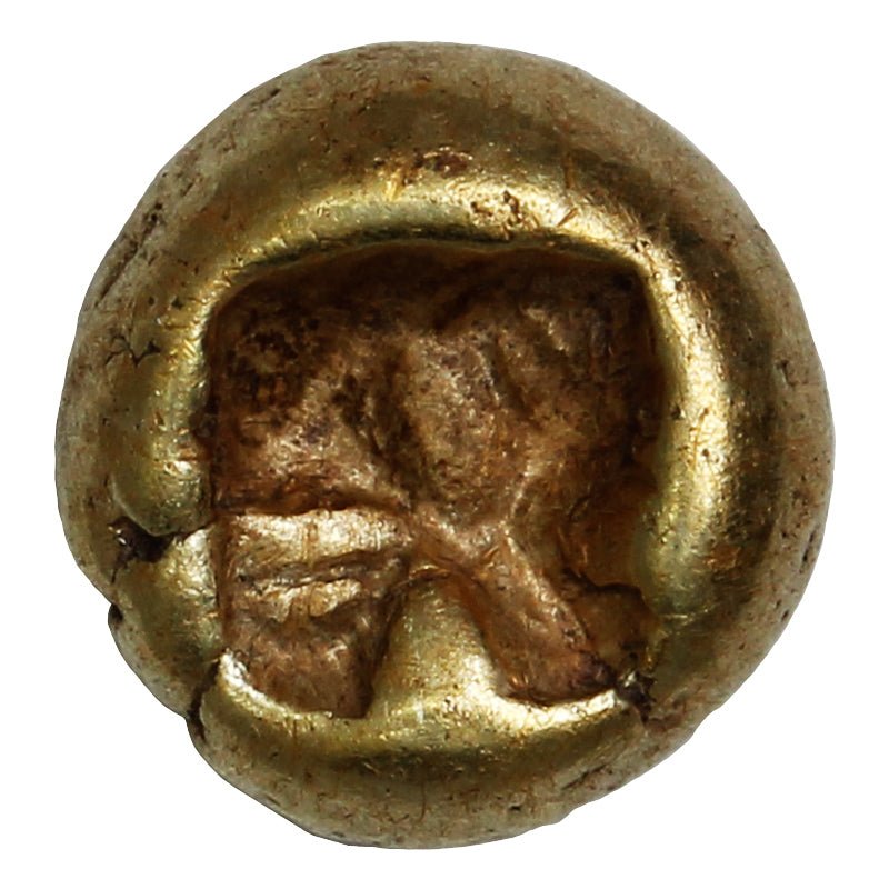 Ancient Lydian Kingdom 610-546BC "The First Coinage" Lion Head 1/12th Stater Almost UNC (AU50) RARE