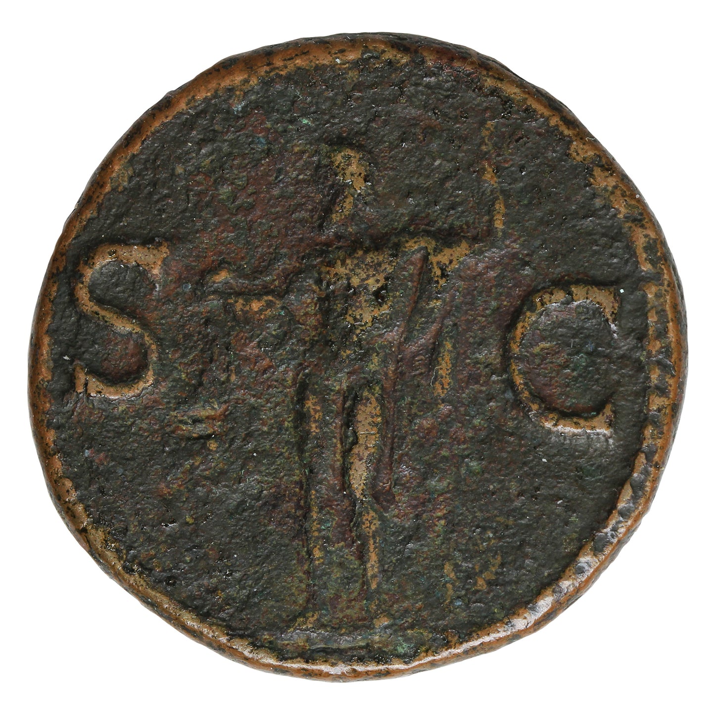 Ancient Rome 37-41AD Agrippa Copper AS Very Fine (VF20)