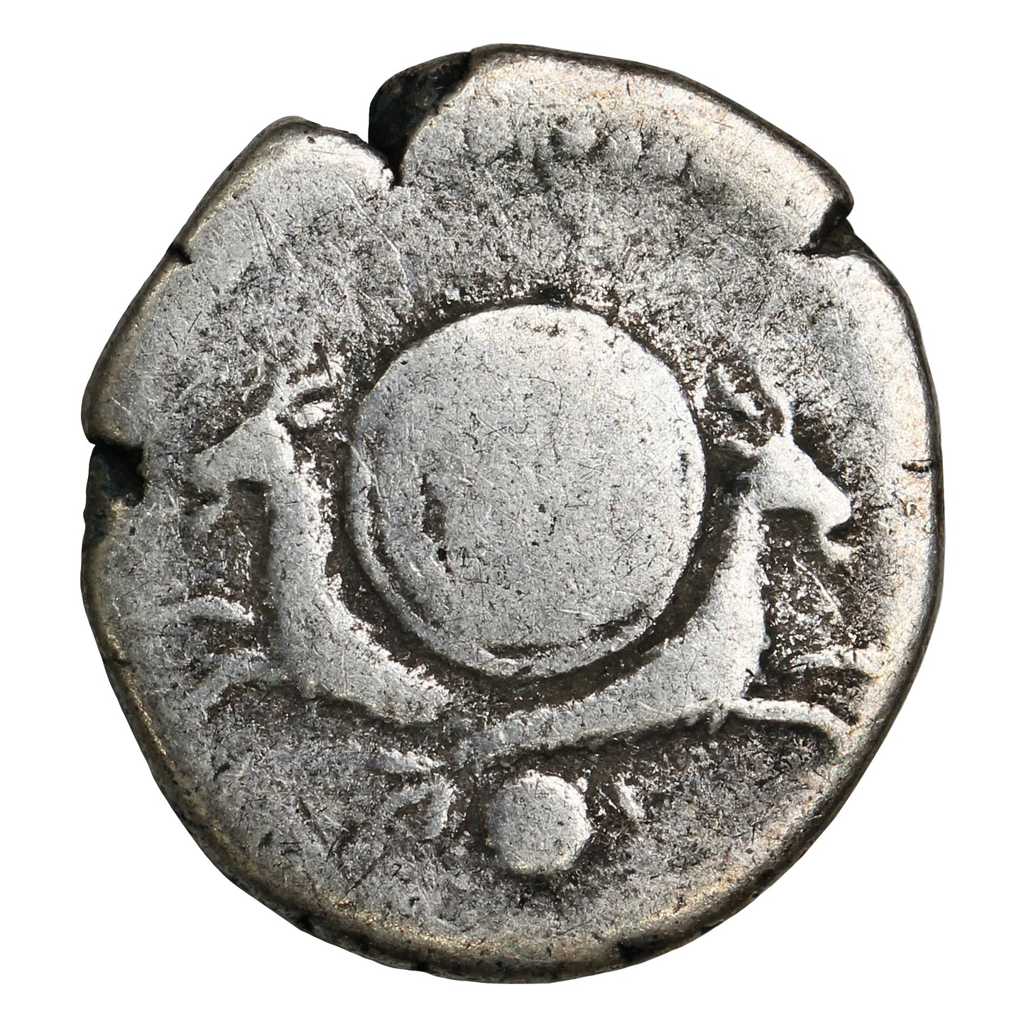 Ancient Rome 80-81AD "Death Issue" Titus - Divus Vespasian Silver Denarius F-VF (F15)