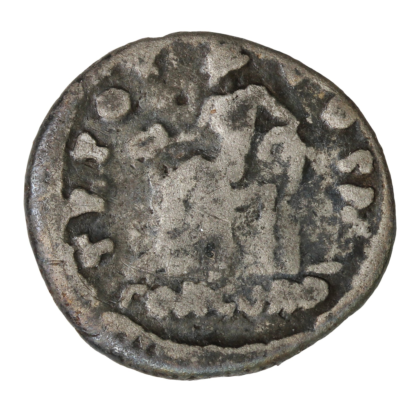 Ancient Rome 137AD Aelius Silver Denarius Fine (F12)