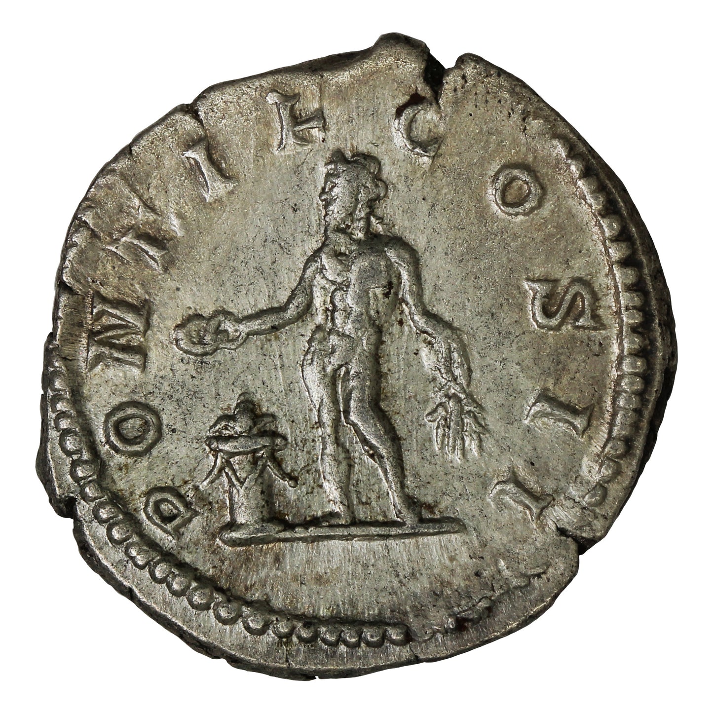 Ancient Rome 208AD S7187 Geta as Caesar Silver Denarius AU-UNC (AU55)