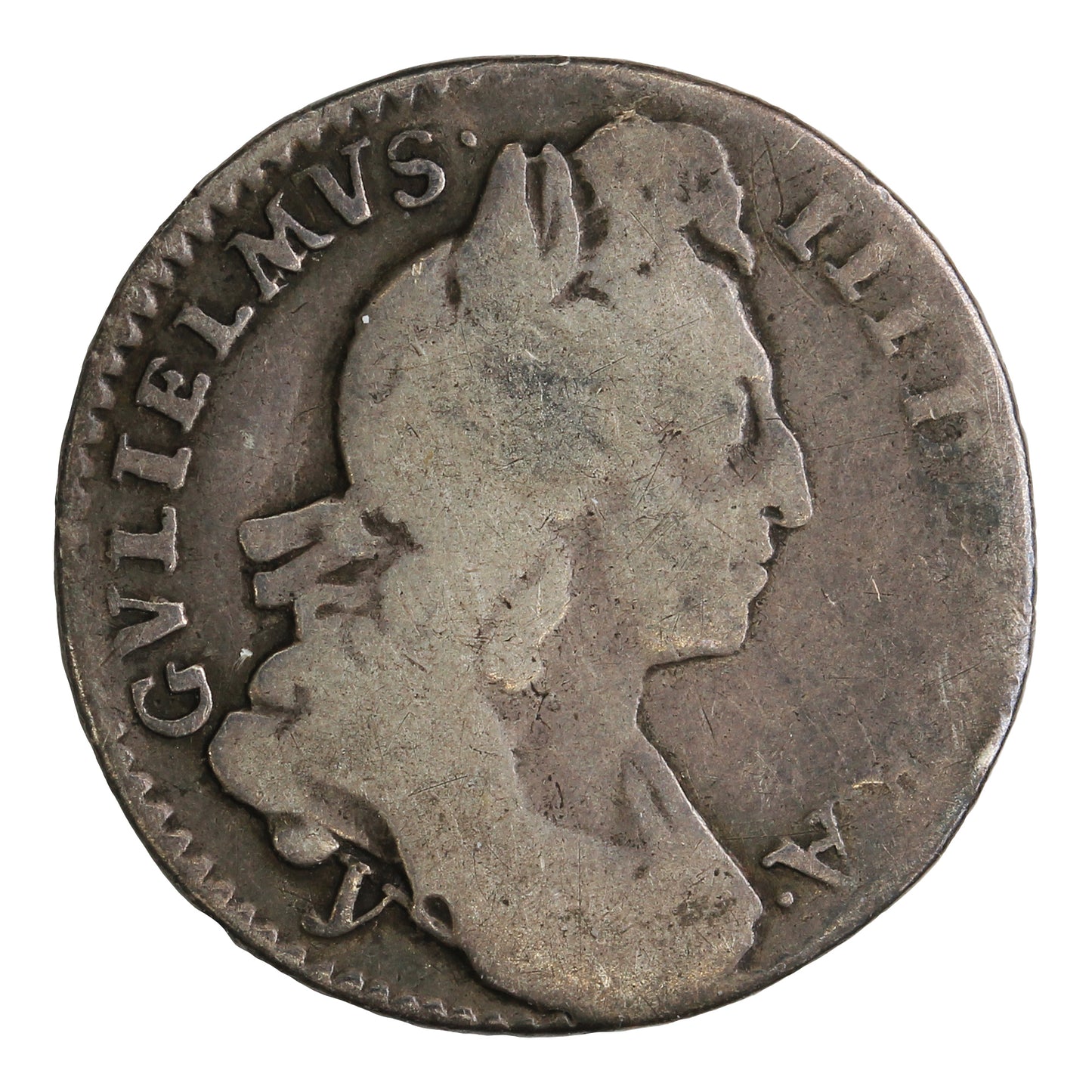 Great Britain 1696Y William III 6 Pence G-VG (G6)