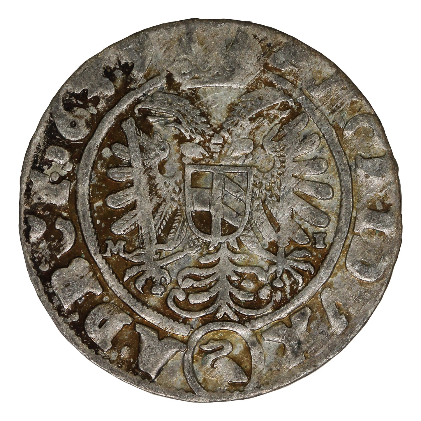 Bohemia 1639 Ferdinand III 3 Kreuzers VF-EF (VF30) $