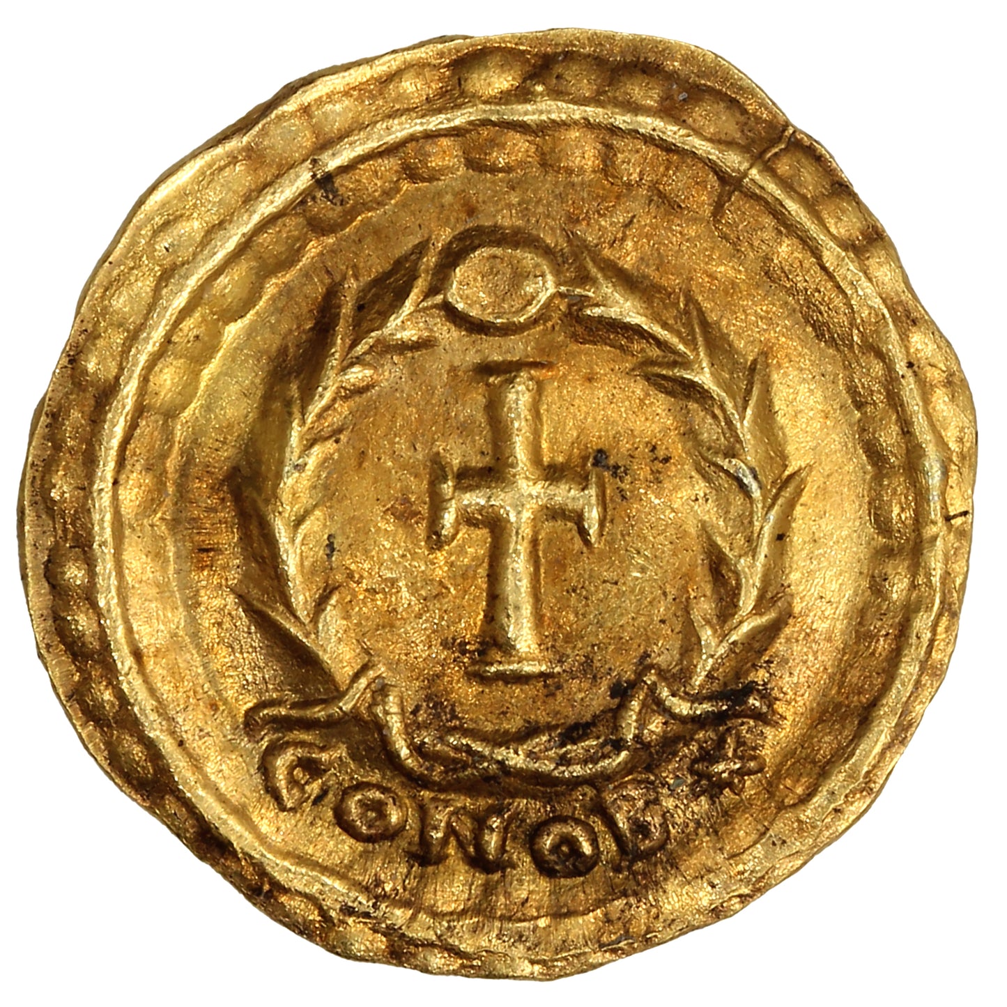 Ancient Rome 400-404AD Eudoxia Gold Tremissis, Constantinople Mint Uncirculated (MS60)
