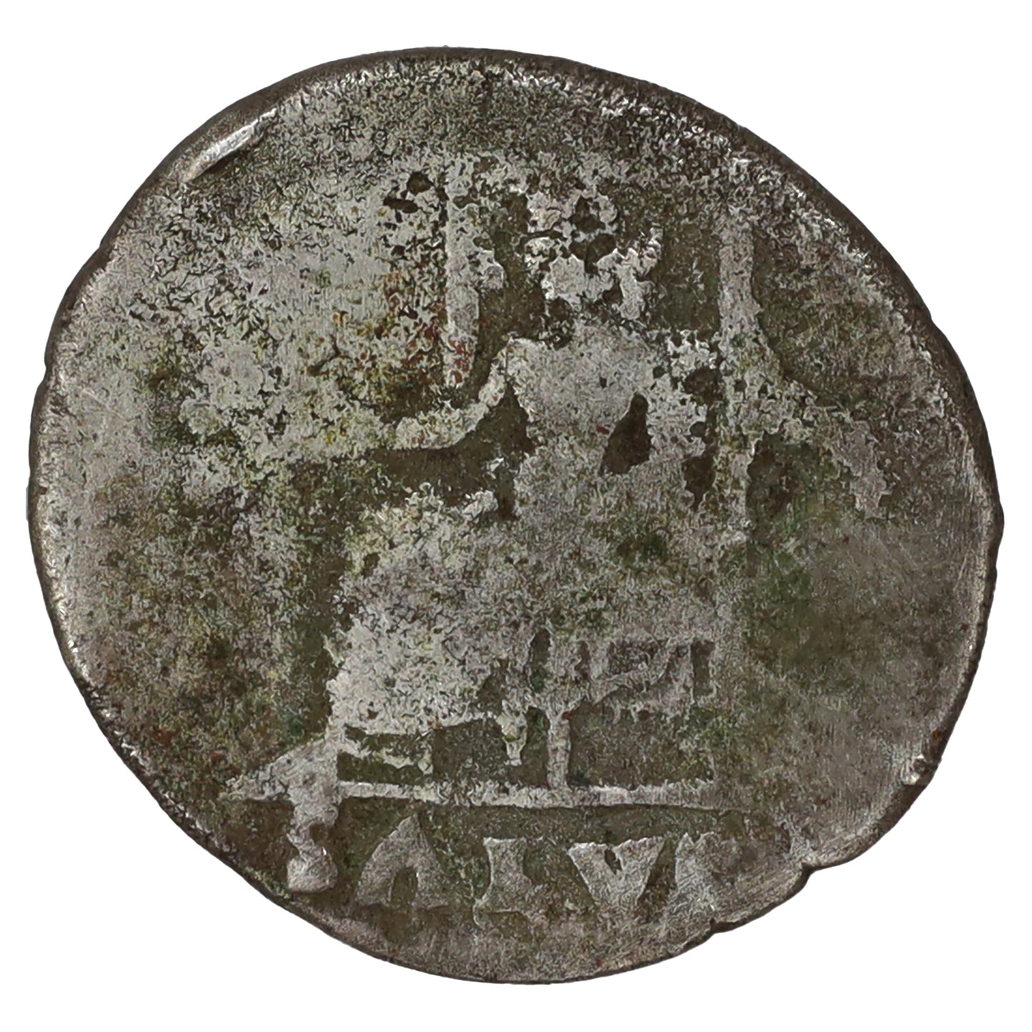 Ancient Rome 54-68 AD Nero Salus Silver Denarius VG-F (VG10)