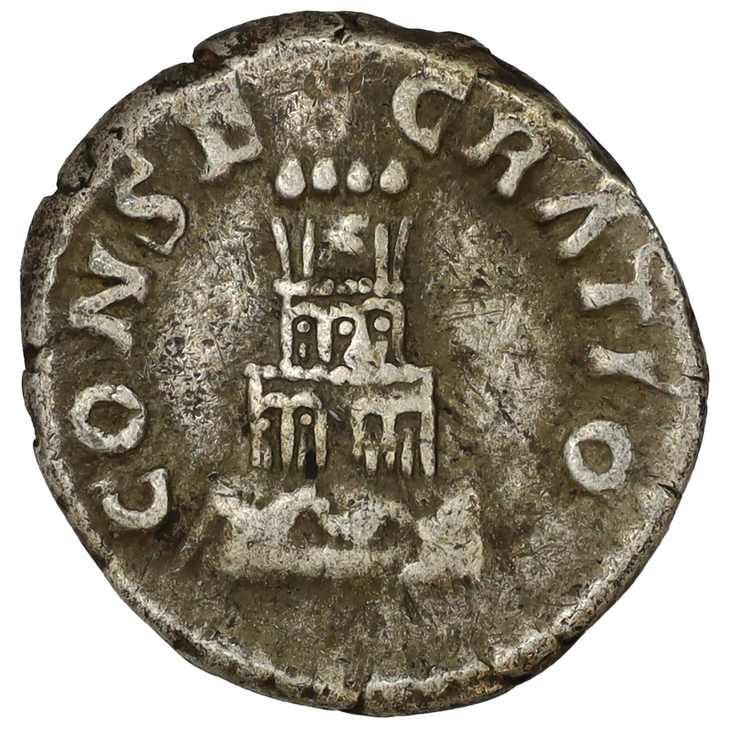 Ancient Rome 161 AD Antoninus Pius Posthumous Issue Altar Silver Denarius VF-EF (VF30)