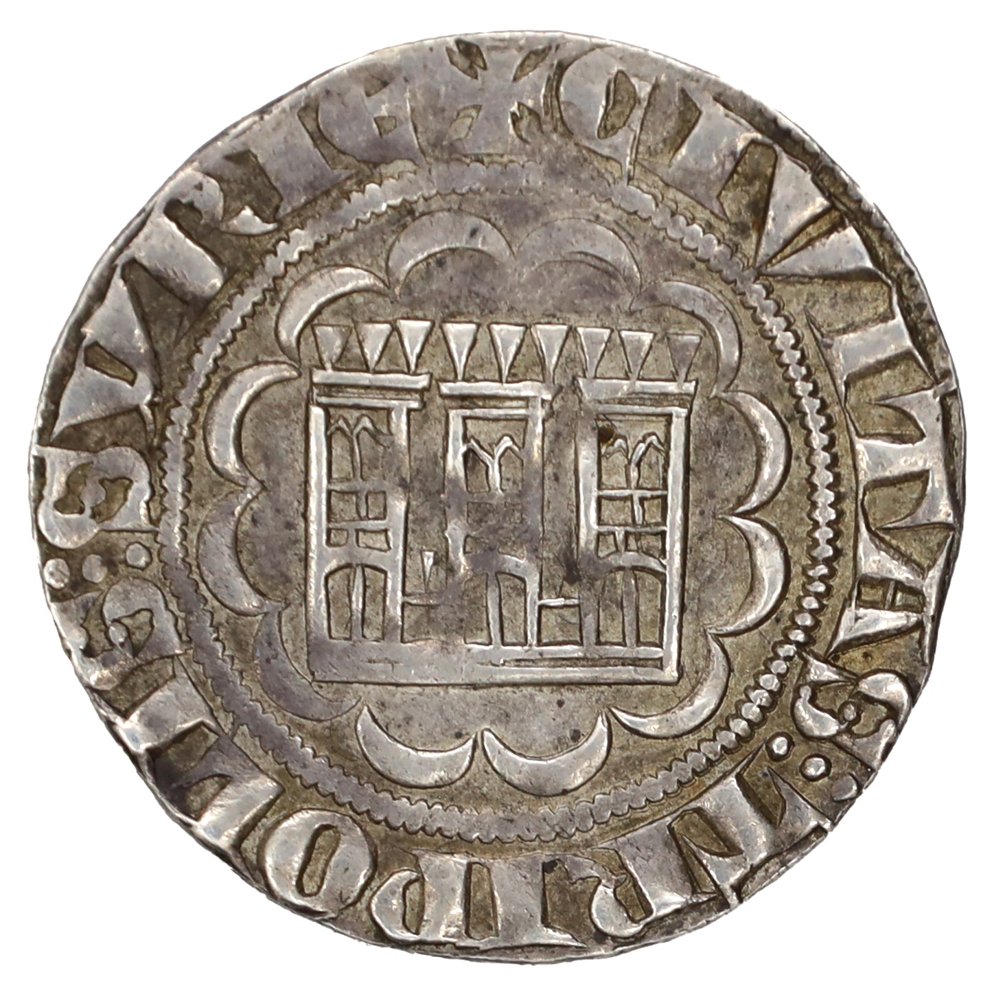 Crusader States 1275-87 Tripoli Bohemond VII Silver Gros Almost Uncirculated (AU50)