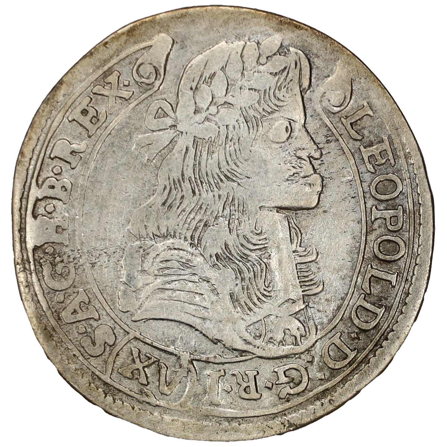 Hungary 1680KB Leopold I 15 Kreuzers VF-EF (VF30)