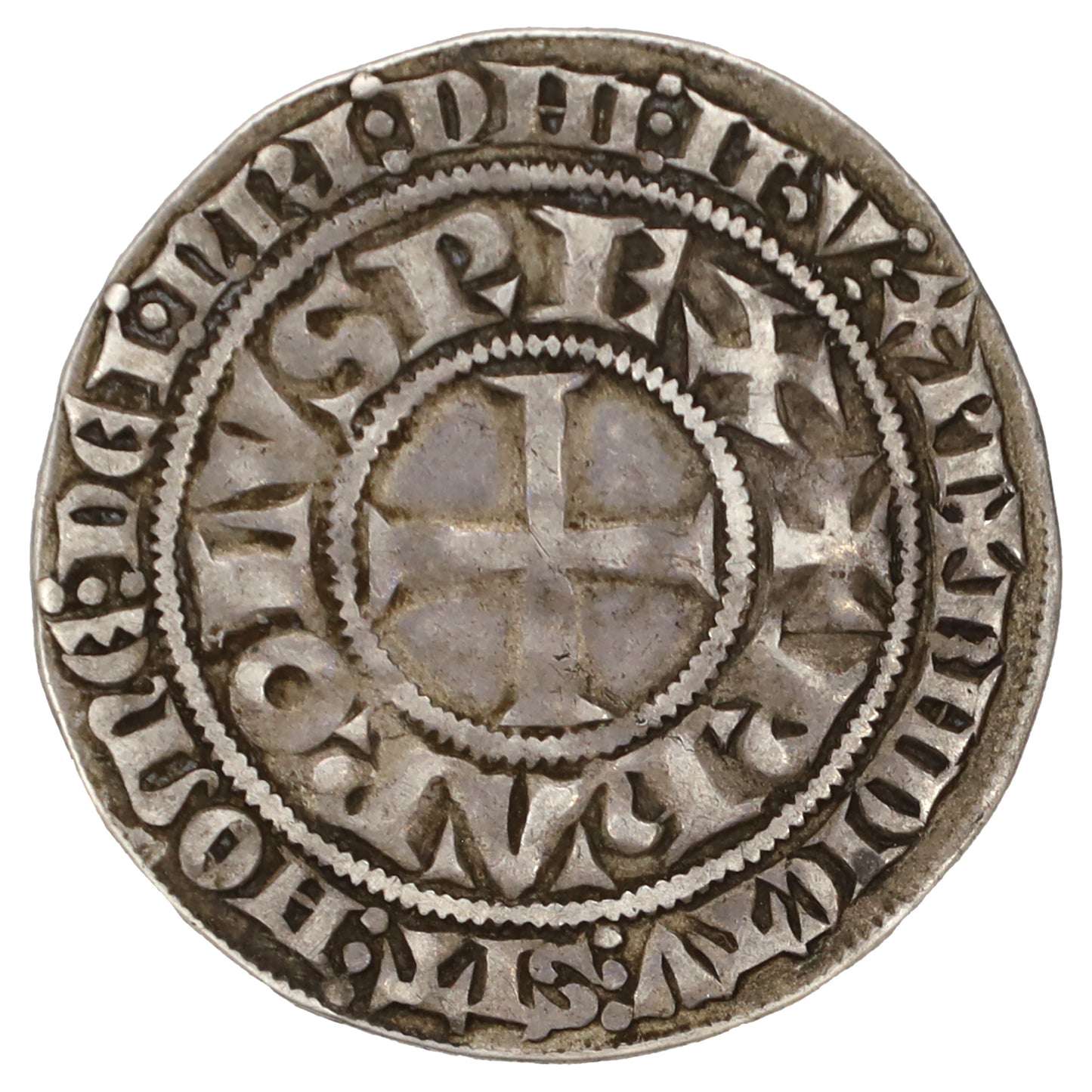 Germany 1347-55 Charles IV Groschen Tournois VF-EF (VF30)