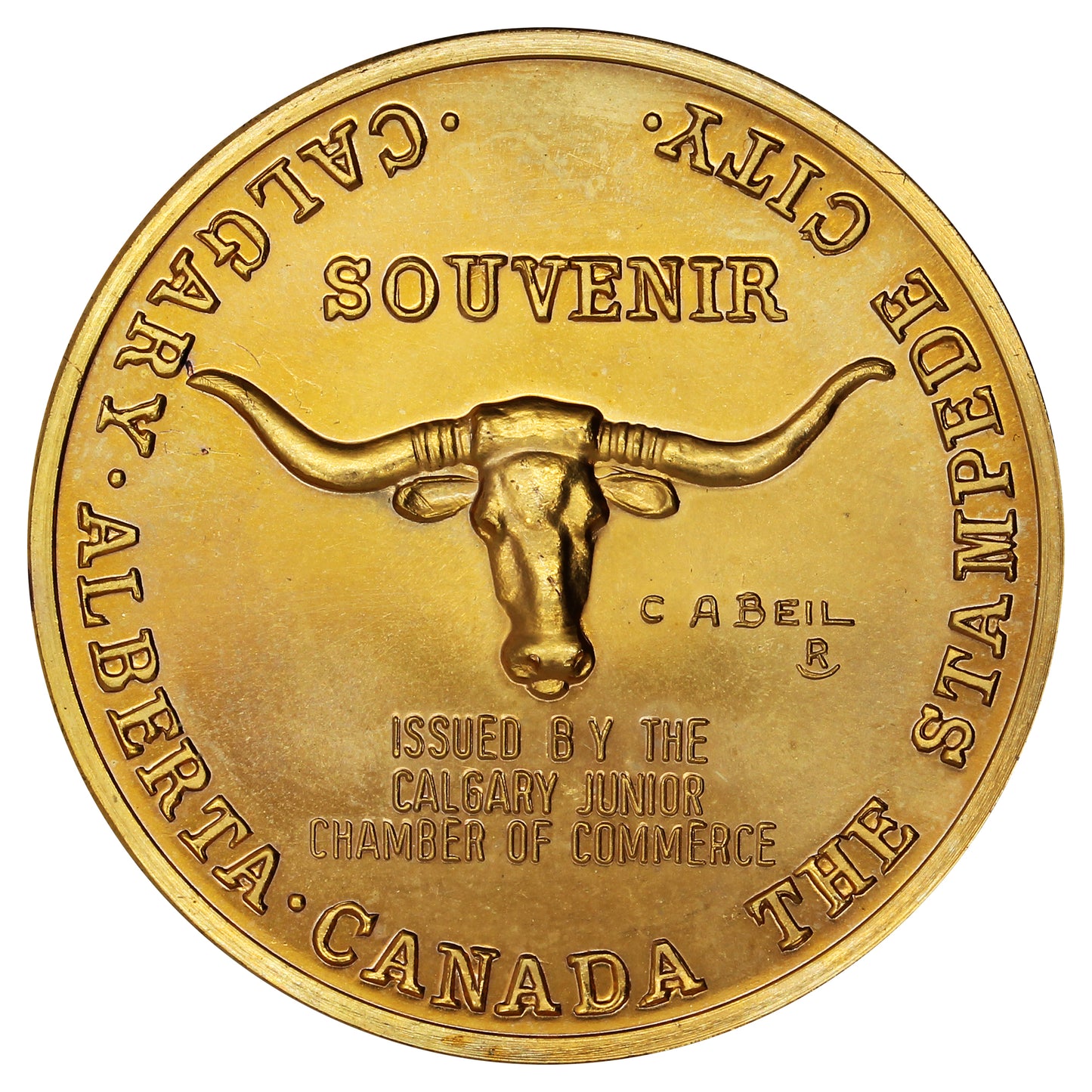 1967 Calgary Stampede Canada Centennial Medallion