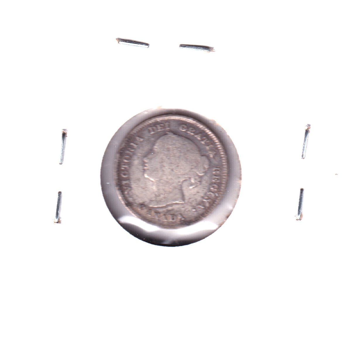 1888 Canada 5-cents Good (G4) Scratched, cleaned, toned, or impaired