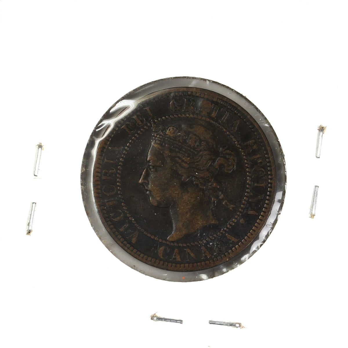 1900 Canada 1-cent F-VF (F15) Scratched, cleaned, or impaired