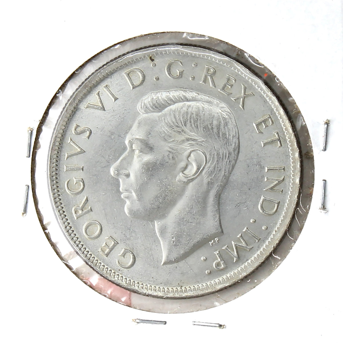 1939 Canada Dollar Uncirculated (MS60) Scratched, Cleaned, or Impaired
