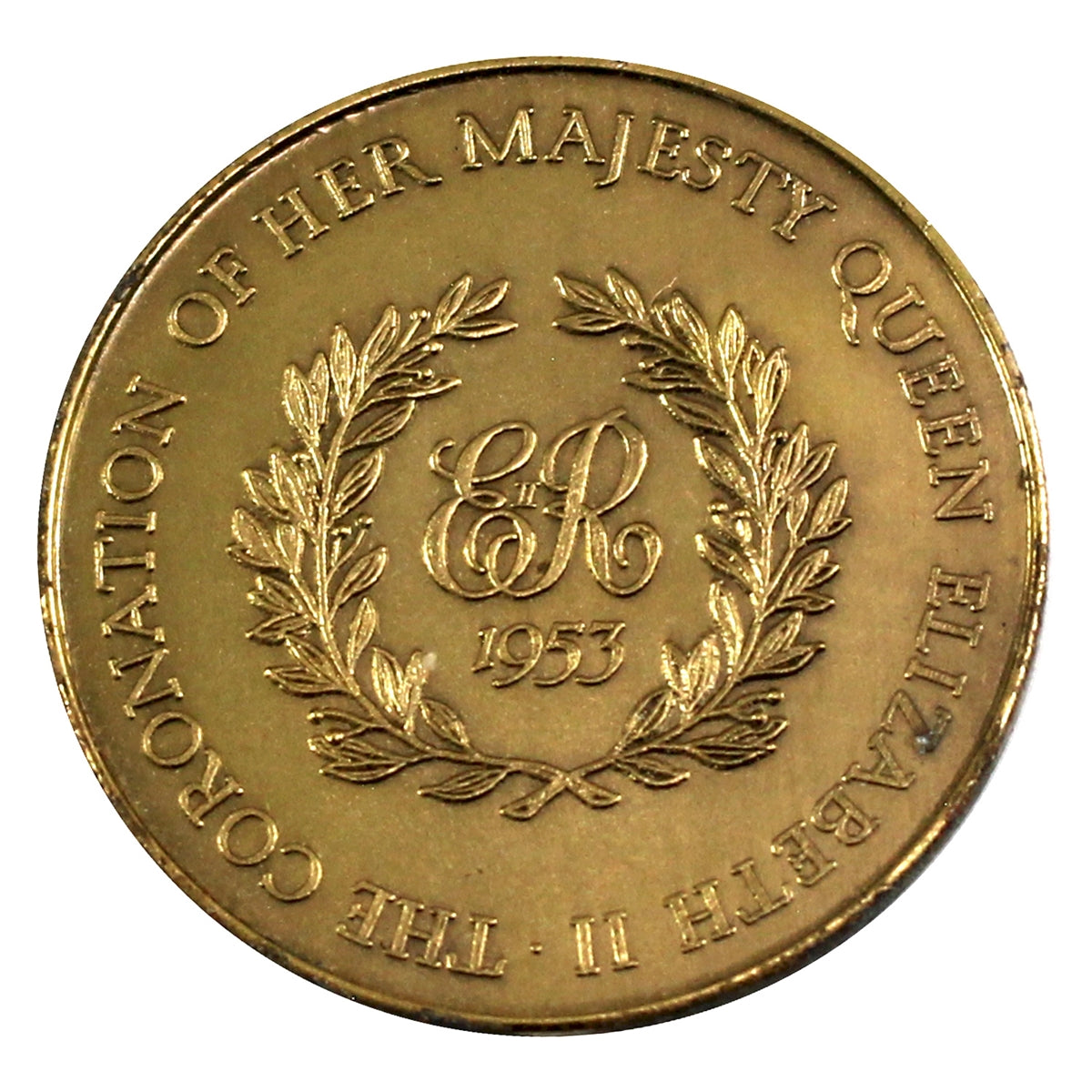 1953 Ferranti Queen Elizabeth II Coronation Souvenir Medallion in Box (Impaired)