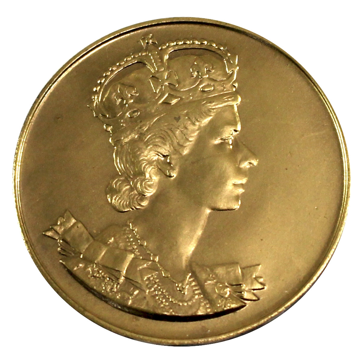 1953 Ferranti Queen Elizabeth II Coronation Souvenir Medallion in Box (Impaired)