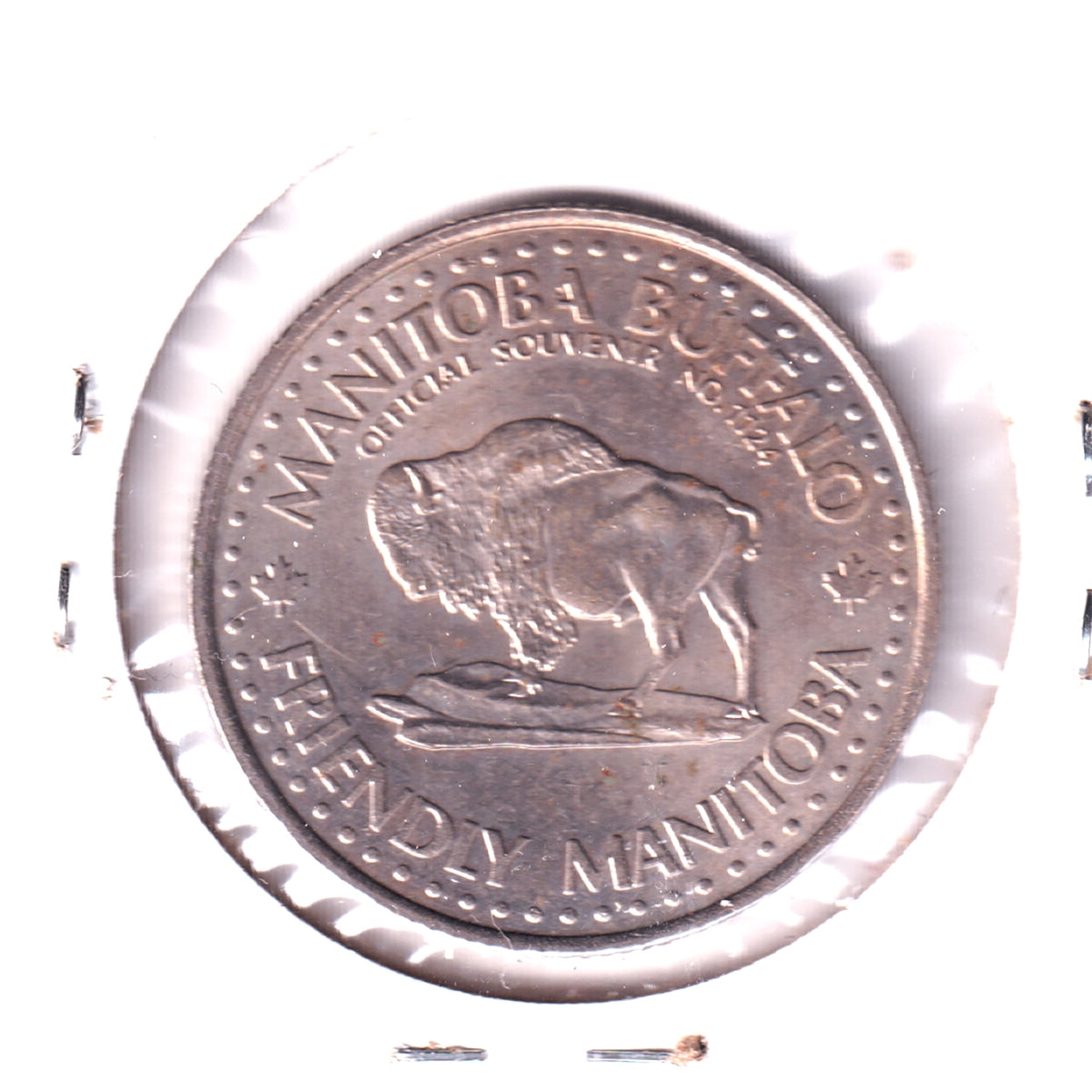 1982 Winnipeg Red River Dollar Token: Manitoba Buffalo