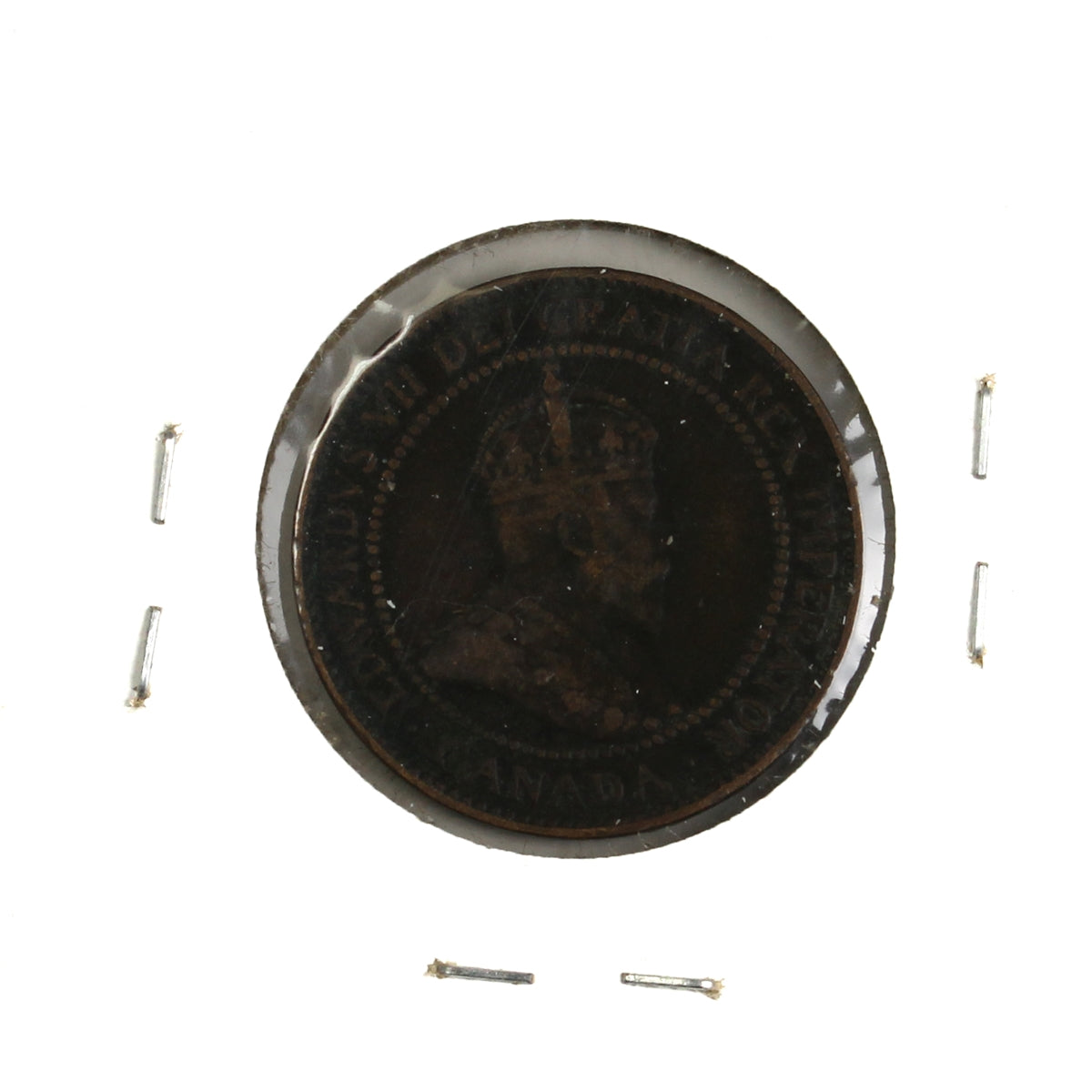 1908 Canada 1-cent Fine (F12) Corrosion or impaired