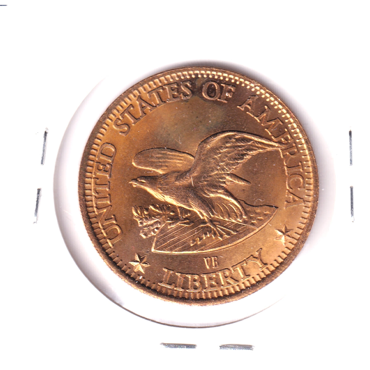 Florida Sunshine Dollar Token (Lightly toned)