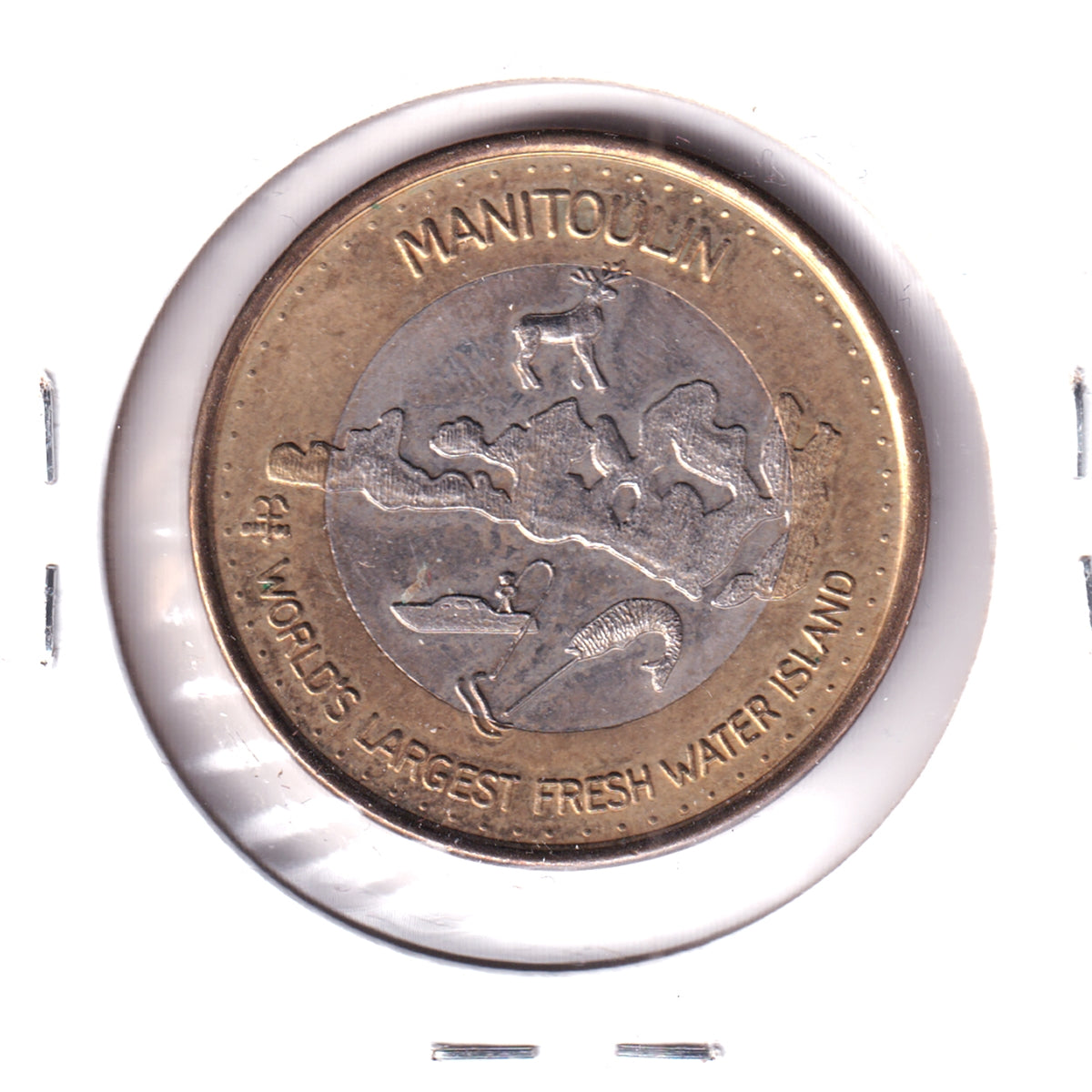 2003 Manitoulin, Ontario, Haweater 3 Dollars Trade Token: An Island for All Seasons - Fall