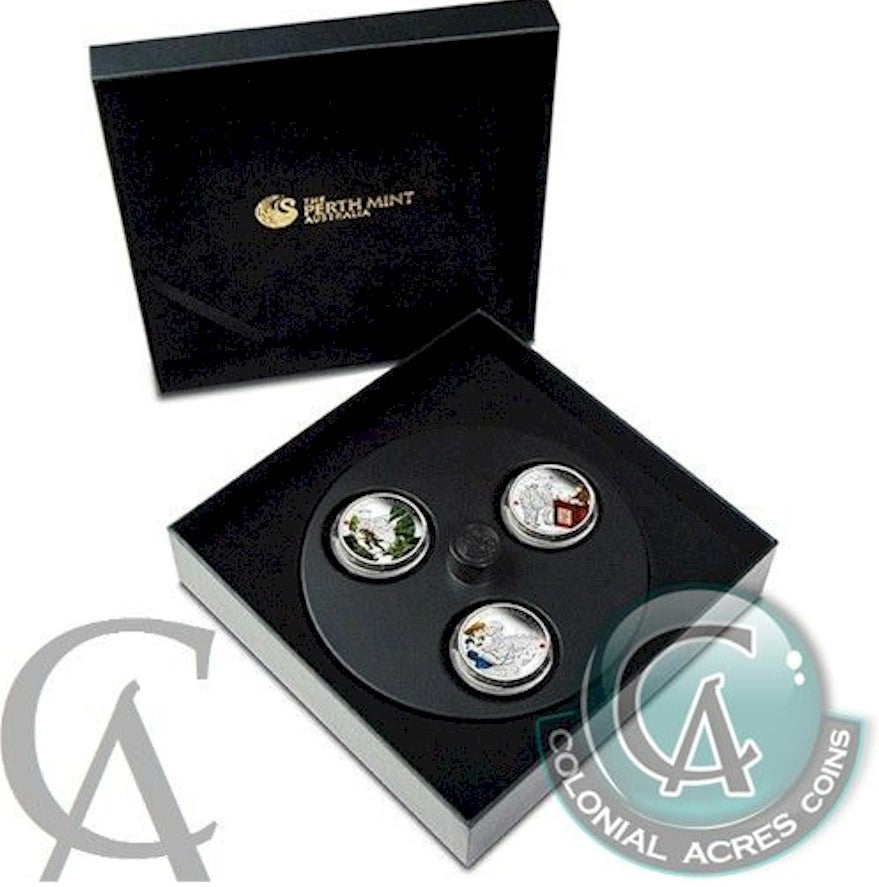 2014 Australia 1/2oz. Anzac Spirit 3-coin Silver Proof Set (No Tax)