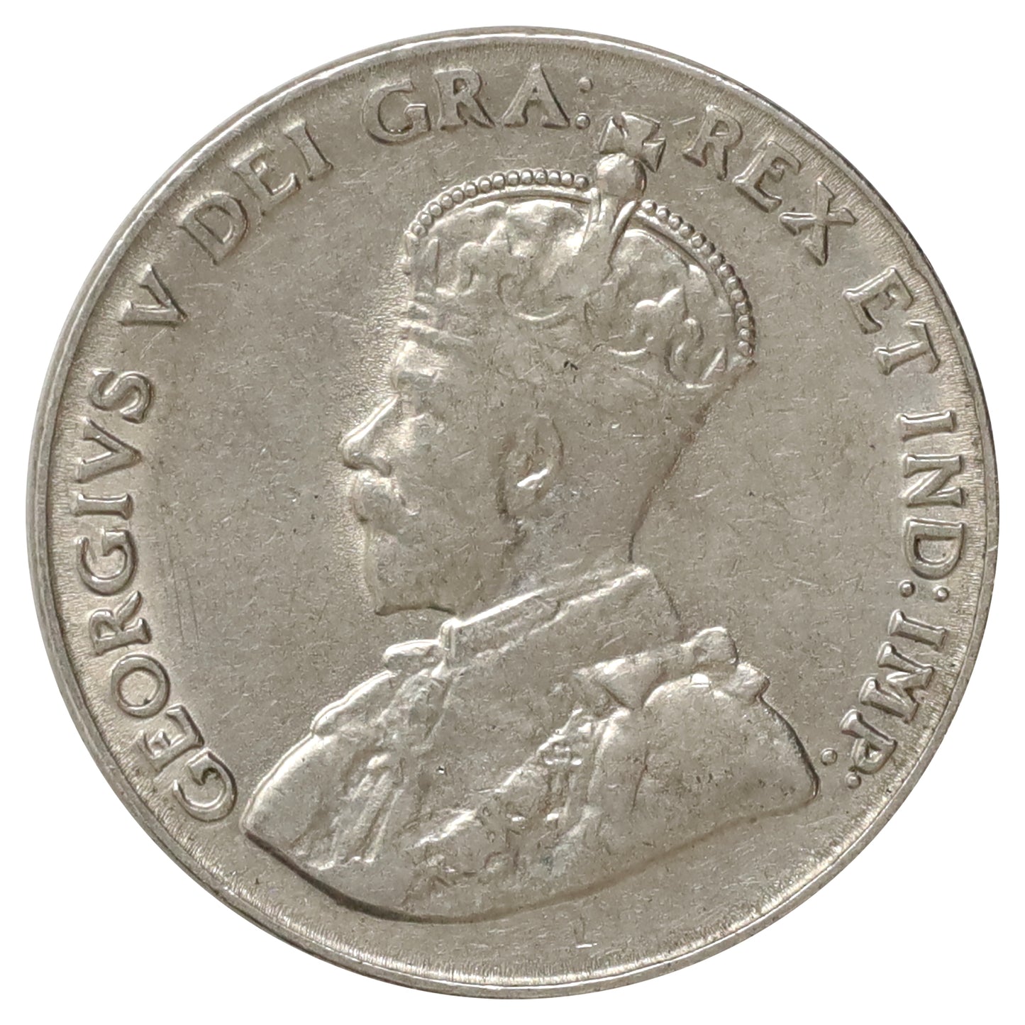 1928 Canada 5-Cents F-VF (F15) Scratched, Cleaned or Impaired