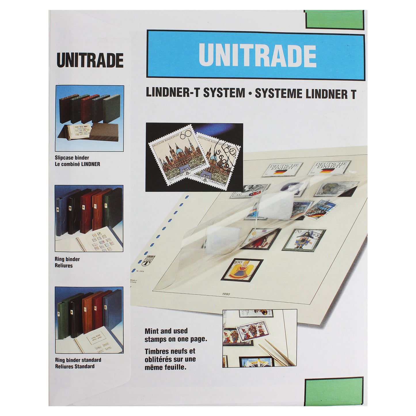Uni-Safe 5-Pocket Page (With black background) fits standard 4-ring. Receive 5 pages (SF55)