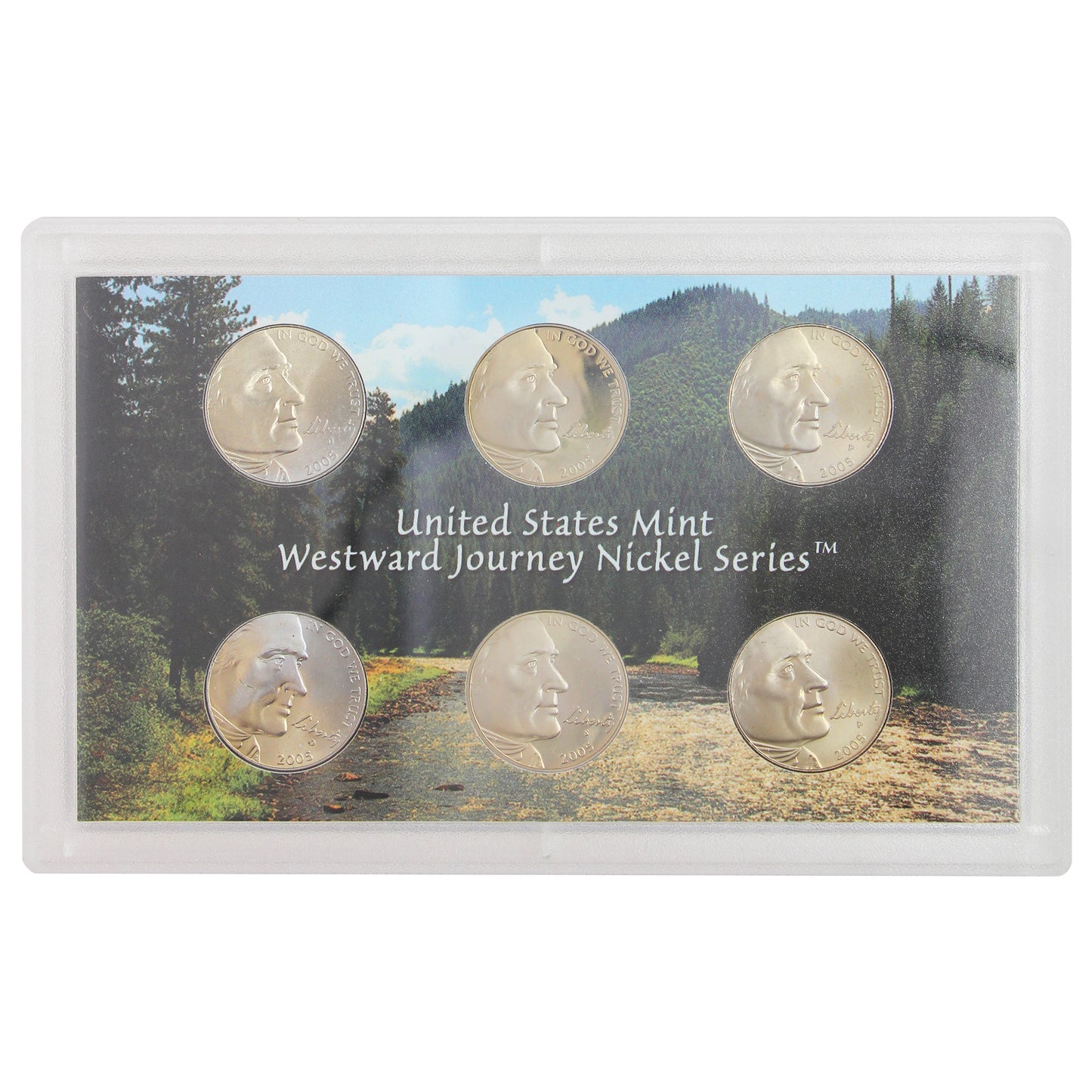 2005 USA Westward Journey Nickel Series Coin Set (Light Wear on Sleeve)